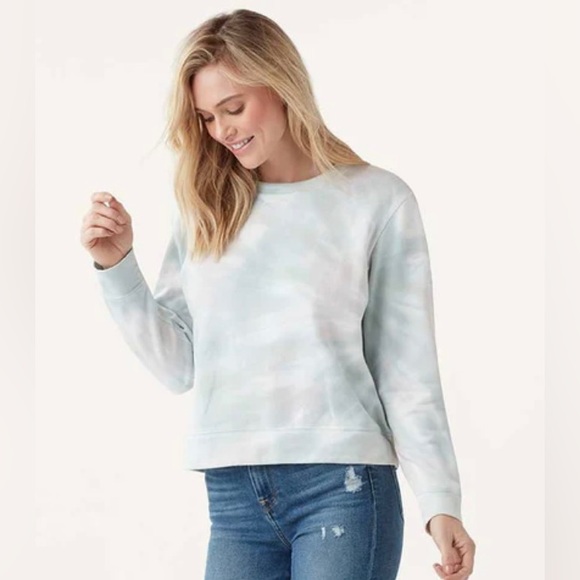 Splendid Blue Tie-Dye Pullover M - Picture 3 of 5